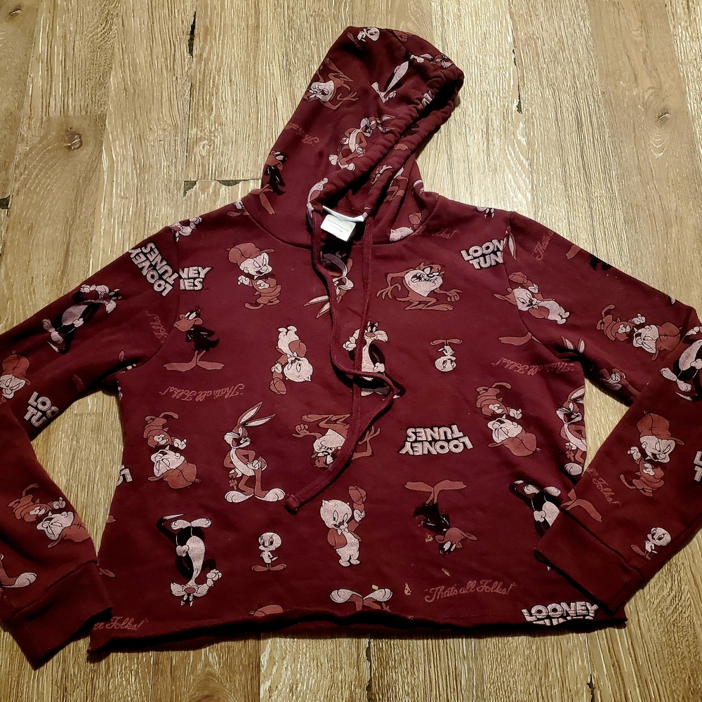 Warner Bros. Looney Tunes Burgundy Sweatshirt